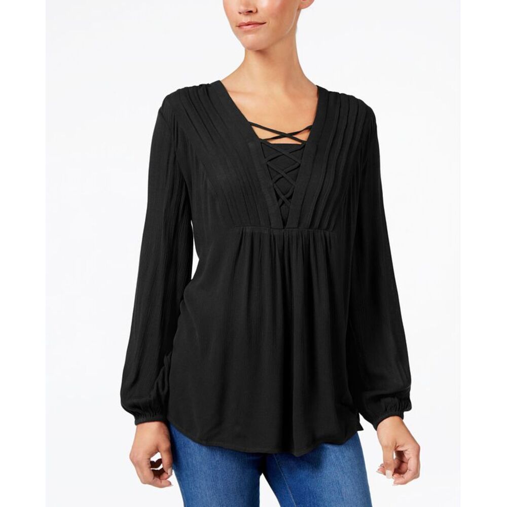 Style & Co Criss Cross Top